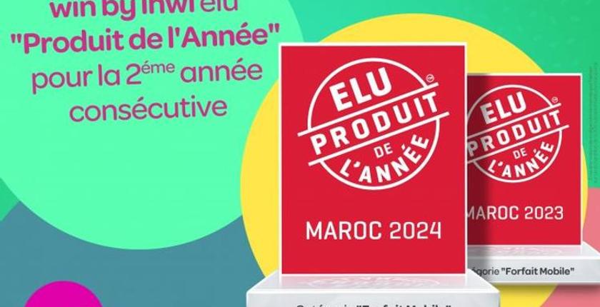 Win by Inwi : Elu Produit de l'Année 2024 pour la deuxième fois consécutive
