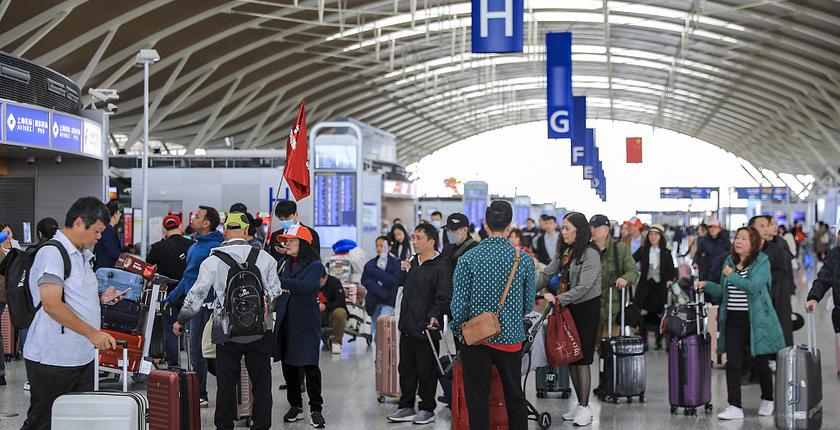 中国第一季度跨境旅行超过1.41亿人次，比去年翻了一番
