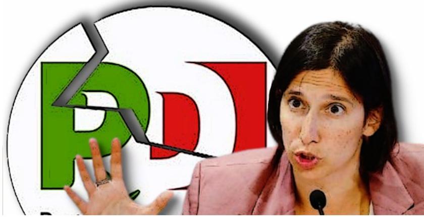 PRIMA PAGINA-La ‘supercazzola’ di Elly sul dietro-front al proprio nome nel simbolo del Pd