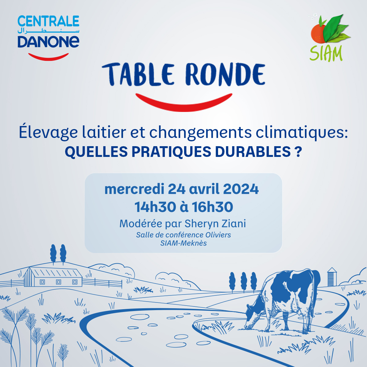 SIAM 2024 : Centrale Danone organise une table ronde sur « l’élevage laitier face aux changements climatiques »