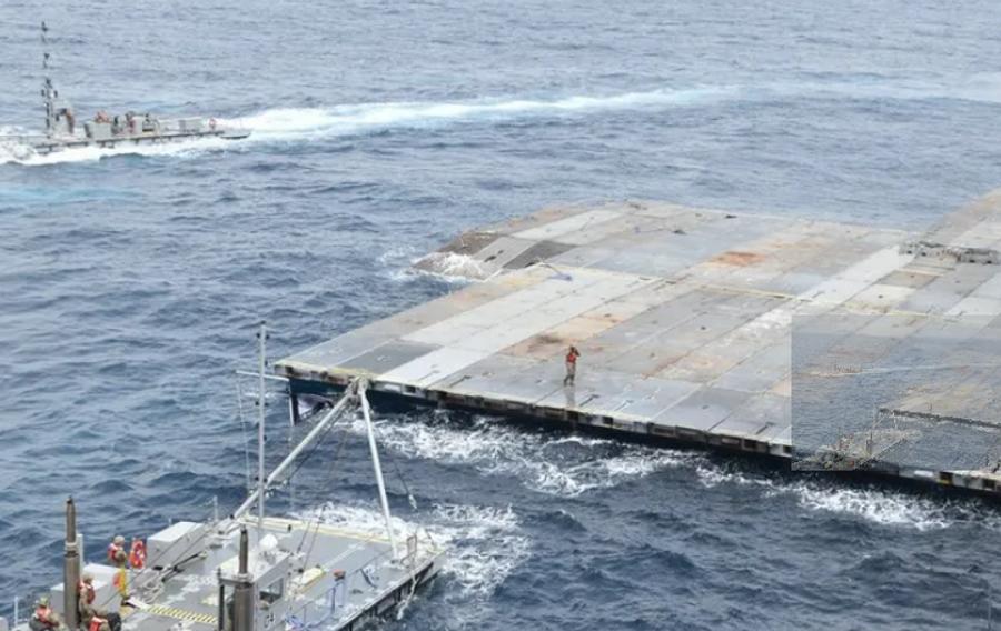 ארה"ב בונה פלטפורמה צפה מול עזה כדי לספק סיוע הומניטרי