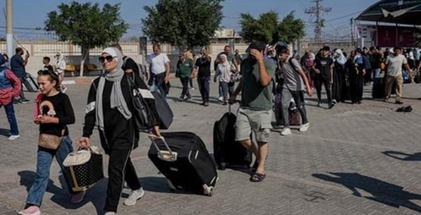 إجلاء فوج جديد من المواطنين المغاربة وأسرهم من قطاع غزة