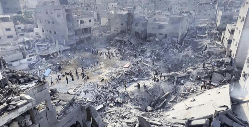 العدوان على غزة.. صور فضائية ترصد ما تفعله إسرائيل في القطاع