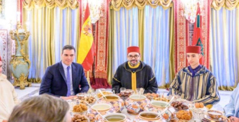 Majesteleri Kral, İspanya Başbakanı onuruna öğle yemeği verdi