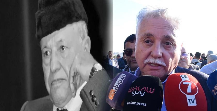 بتأثر..بنعبد الله يعدد مناقب المقاوم آيت إيدر