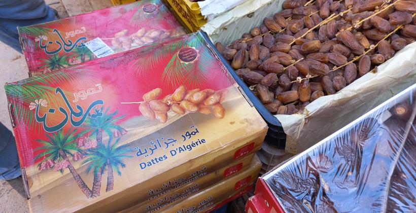 تمور جزائرية مهربة تغزو أسواق وجدة