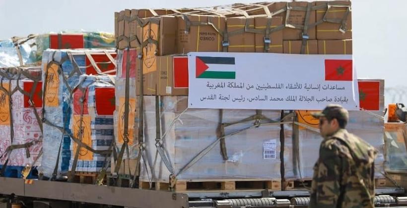 وكالة بيت مال القدس تسلم تجهيزات مغربية لمستشفى الهلال الأحمر