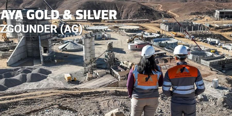 Aya Gold & Silver Genişletilmiş Zgounder Madeninde İlk Gümüş Dökümünü Gerçekleştirdi
