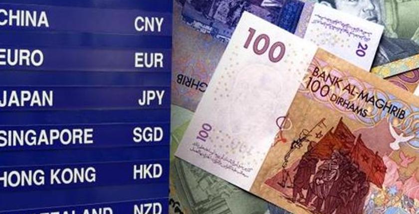 Tassi di cambio del venerdì contro dirham marocchino