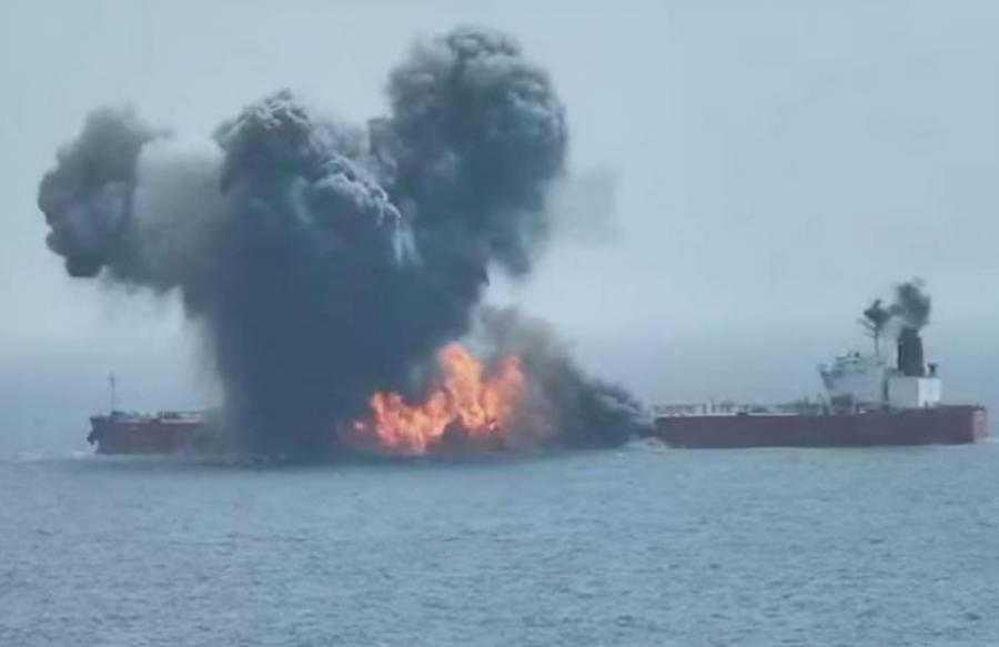 Greek Oil Tanker Ablaze in Red Sea After Multiple Attacks: Crew Safe ...