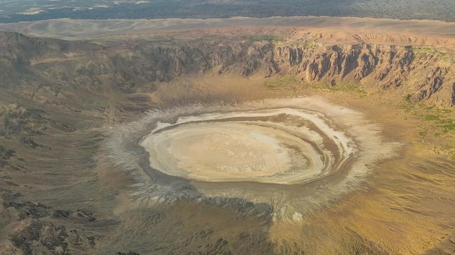 Een site in Saoedi-Arabië, een van de mooiste geologische monumenten ter wereld