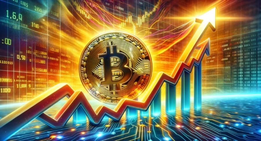 Биткойн находится на самом высоком уровне с конца августа 2024 года.