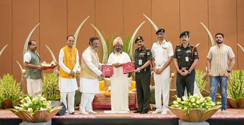 आर्ट ऑफ लिविंग और रक्षा मंत्रालय ने मिलकर पूर्व सैनिकों को सशक्त बनाया