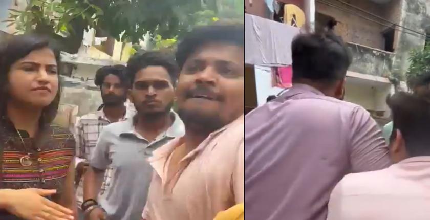 भारत.. एक स्थानीय नेता और उसके समर्थकों ने उस व्यक्ति की पिटाई की जिसने उसे बलात्कार की धमकी दी थी