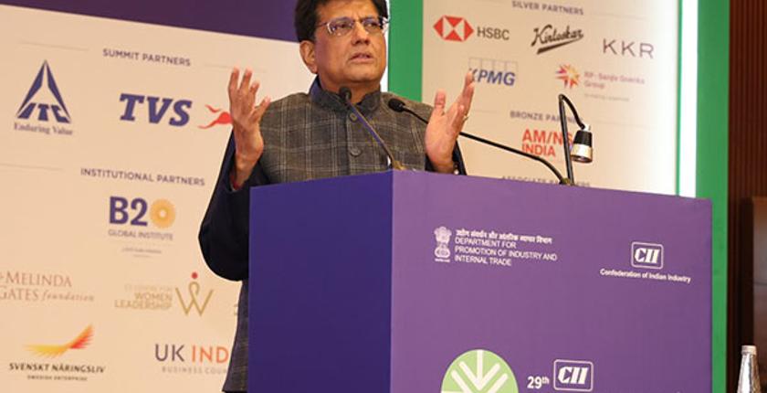 भारत संस्कृति और परंपराओं को बनाए रखते हुए गति, पैमाने और लचीलापन प्रदान करता है: पीयूष गोयल