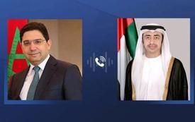 بوريطة ووزير خارجية الإمارات يبحثان هاتفيا التطورات بسوريا