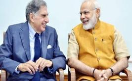 प्रधानमंत्री मोदी ने रतन टाटा पर ओप-एड में कहा, "26/11 के बाद ताज होटल को फिर से खोलना दिखाता है कि भारत आतंकवाद के आगे झुकने को तैयार नहीं है।"