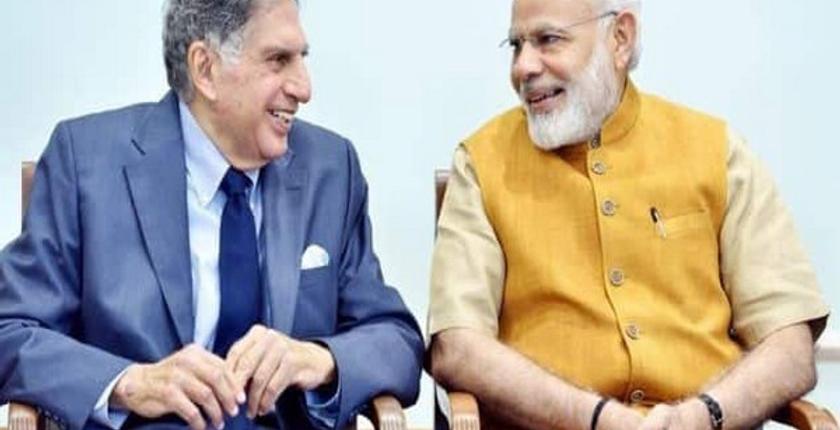 प्रधानमंत्री मोदी ने रतन टाटा पर ओप-एड में कहा, "26/11 के बाद ताज होटल को फिर से खोलना दिखाता है कि भारत आतंकवाद के आगे झुकने को तैयार नहीं है।"