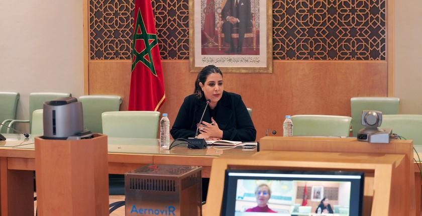 نادية بوعيدا تجري مباحثات مع نظيرتها بالبرلمان الروماني