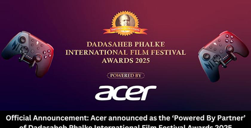 डीपीआईएफएफ अवार्ड्स 2025 ने 'एसर' को आधिकारिक 'पावर्ड बाय पार्टनर' घोषित किया