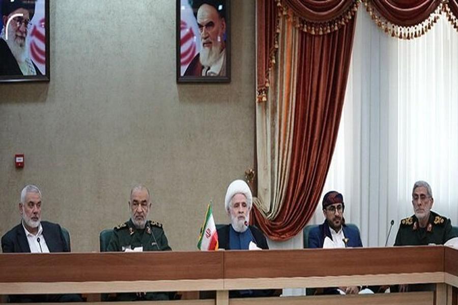 نشست فرماندهان سپاه و سران مقاومت در تهران