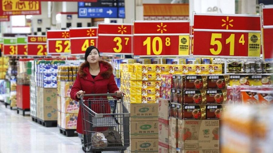 中国通胀指数加速