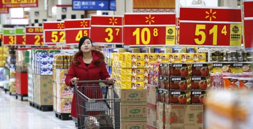 中国通胀指数加速