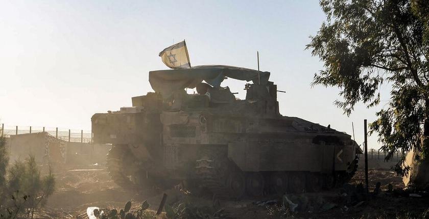כוחות ישראליים נסוגים משכונת אלזיתון בעיר עזה