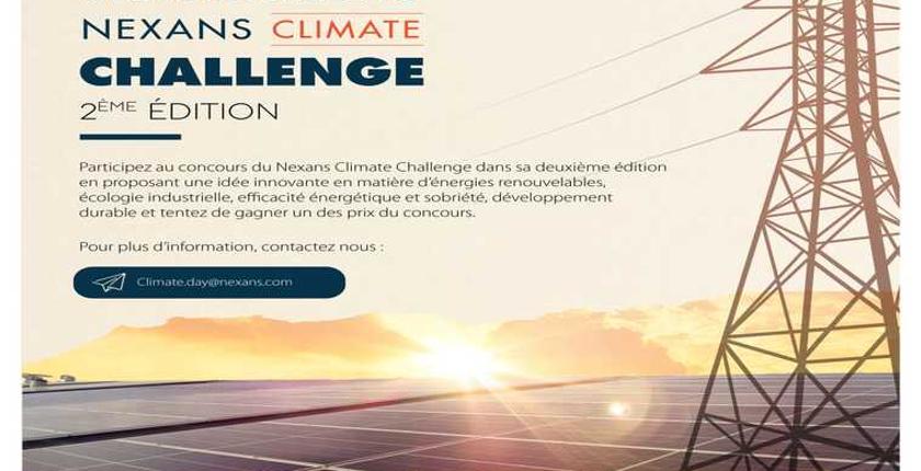 Nexans Maroc 推出第二届“Nexans 气候挑战”竞赛
