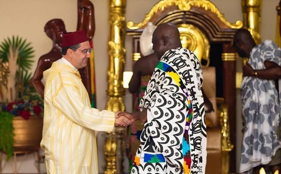 Moroccan Diplomat Honors Asantehene's Silver Jubilee in Regal Ceremony