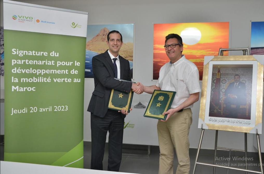 Vivo Energy Maroc et Green Energy Park s’allient pour le développement de la mobilité verte au Maroc