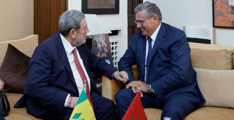 "أخنوش" يجري مباحثات مع الوزير الأول لسان فانسون وغرونادين