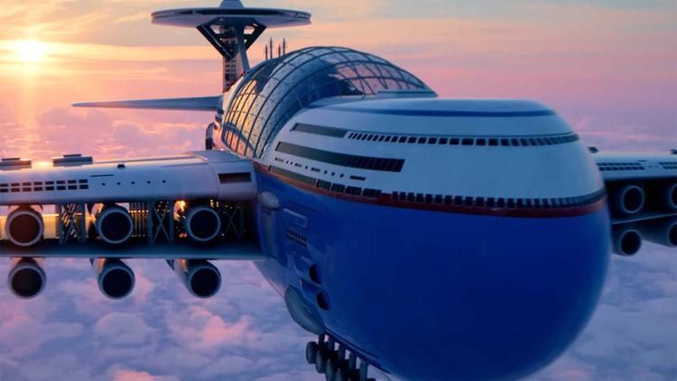 Sky Cruise : un super avion nucléaire (avec piscine) pouvant