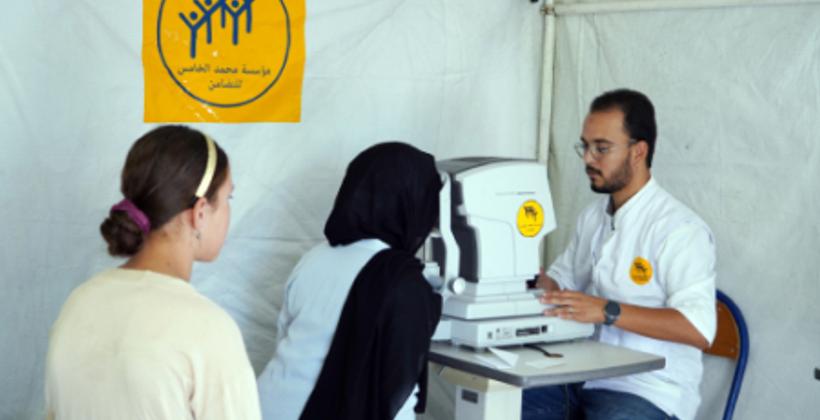 مؤسسة محمد الخامس تقدم المساعدة لتلميذات ينحدرن من مناطق الزلزال 