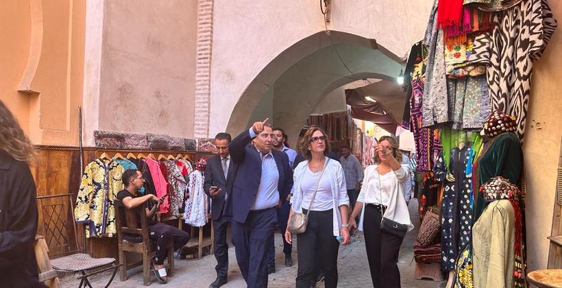 بعد فاجعة الزلزال.. "عمور" تطلع على وضعية النشاط السياحي بالمنطقة