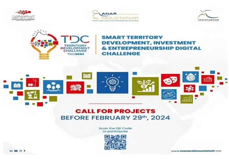 Lancement de la 2ème édition du concours international d’open innovation Territory Development Challenge TDC 2023 par le Centre Régional d'Investissement de la Région Tanger-Tétouan-Al Hoceima 
