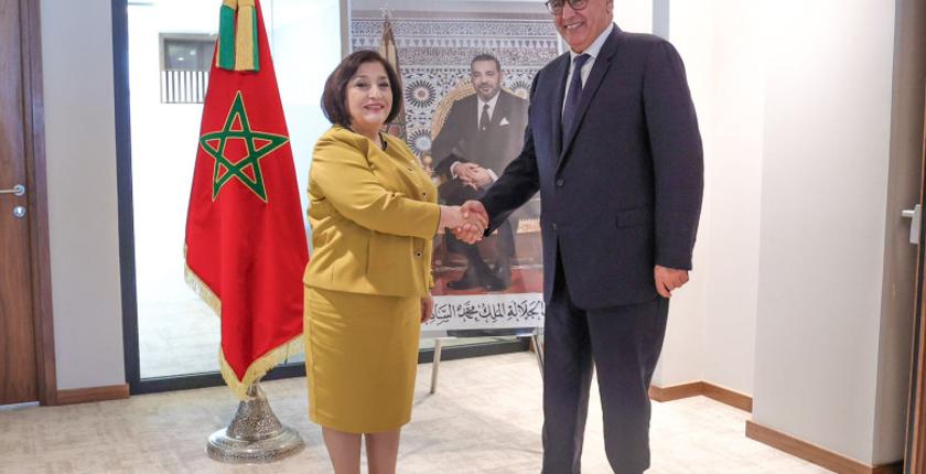 "أخنوش" يتباحث مع رئيسة الجمعية الوطنية لأذربيجان