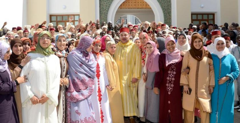 إبراز المكتسبات التي حققتها المرأة تحت قيادة جلالة الملك