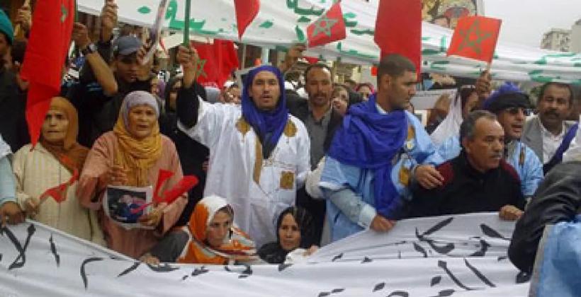 مسيرة  مليونية بالعيون تنديدا بالهجمات على السمارة