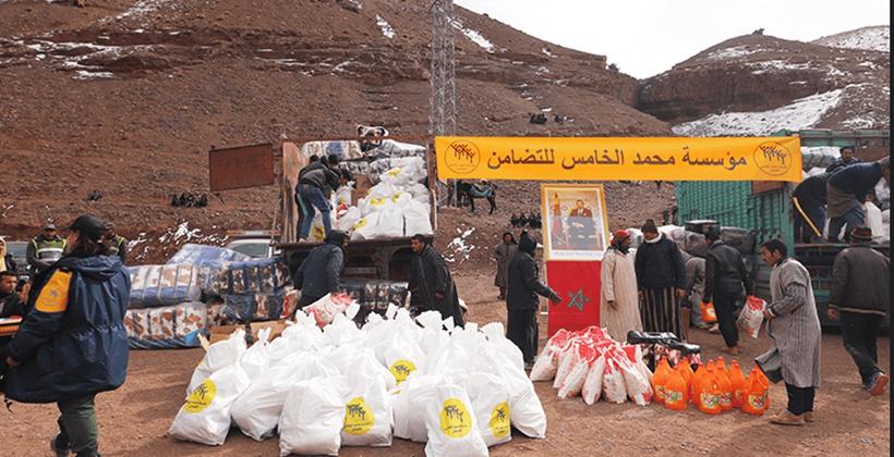 مؤسسة محمد الخامس تواصل تقديم المساعدة للساكنة المتضررة من الزلزال