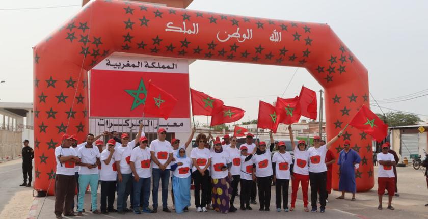 الجامعة الملكية المغربية للرياضة للجميع تنظم تظاهرة رياضية بالكركرات