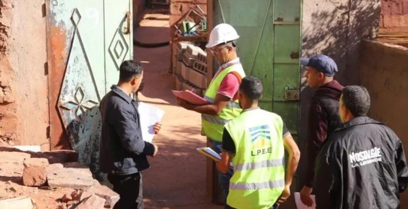 السلطات المحلية بأمزميز تواصل جهود إعادة بناء المنازل المتضررة من الزلزال