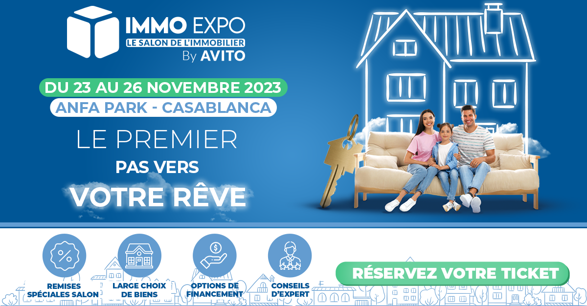 Avito lance la 1ère édition de son salon « Immo Expo by Avito »