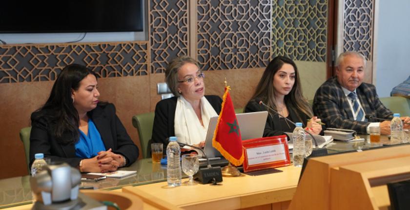 لطيفة لبليح  تستقبل  "سانو يايا" نائب رئيس لجنة المالية لبوركينافاسو