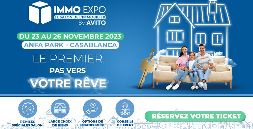 Immo Expo by Avito 2023 : Le rendez-vous incontournable de l'immobilier à Casablanca