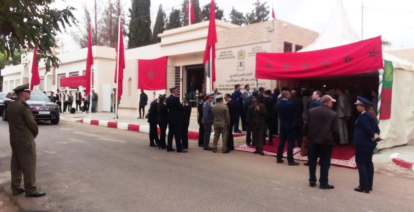 مراسيم تدشين مركز صحي بحي سوق الاحد ايت برتات ميدلت
