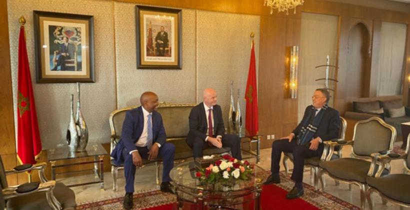 "لقجع"يستقبل رئيسا "الفيفا" و"الكاف"