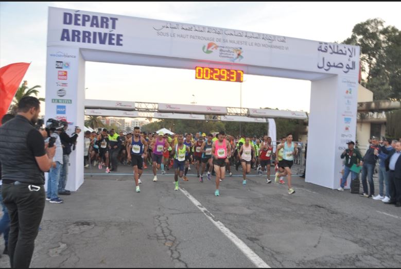 La 14ème Édition du Marathon International de Casablanca couronne  des champions et émerveille la ville 