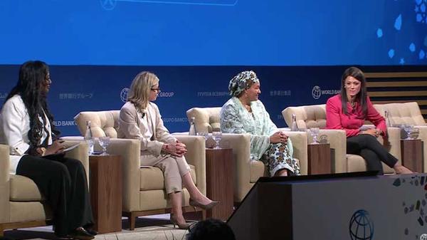 Assemblées annuelles de la BM : Parier sur le leadership des femmes : innovation, financement et action collective
