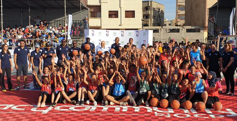 OCP  و NBA Jr تطلقان برنامجا لتنمية ممارسة لعبة كرة السلة